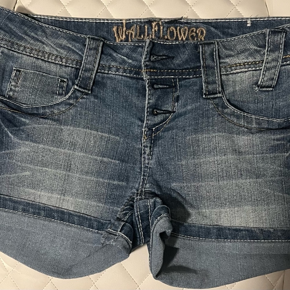 Wallflower Blue Denim Women's Shorts